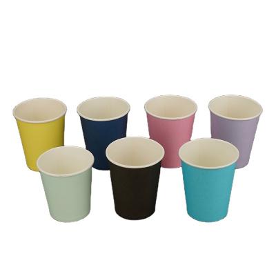 China 8oz 12oz 16oz Double Paper Cup Wall Ripple Disposable Printed Paper Coffee Cup Customized Design Double Paper Cup Wall Ripple Disposable Printed Paper Coffee Cup for sale