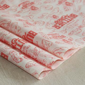 China High Quality Greaseproof Tissue Paper Food Wrapping Paper Baking Paper With Logo Printing for sale