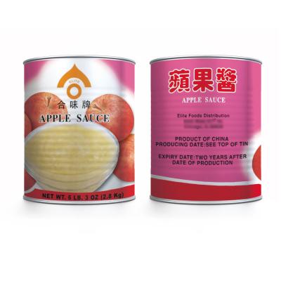 China Unsweetened canned fruit canned applesauce for sale