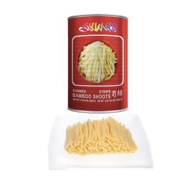 China Factory Wholesale High Quality Canned Various Canned Water Bamboo Shoots Stripped for sale