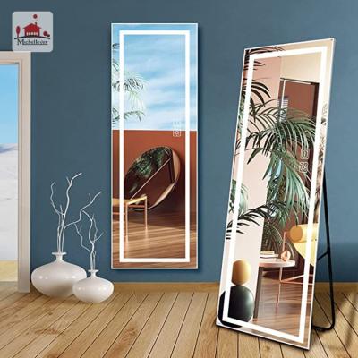 China Magnifying Bedroom Led Touch Integral Magnifying Mirror With Lightweight Integral Wall Mounted Dressing Room Mirror for sale