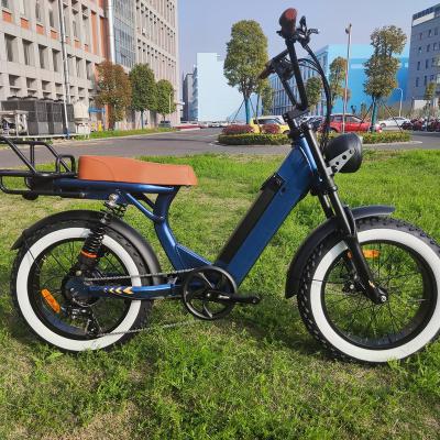 China Joyebikes 48V 500W Electric Bicycle Bafang Motor 7 Speed ​​Aluminum Alloy 20 Inch Fat Tire Bike E Motor Bicycle for sale