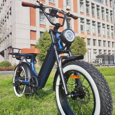 China Aluminum Alloy Joyebikes 20 Inch Shimano 7 Inch Speed ​​E Bike Fat Tire Electric Bike With Bafang Motor And 12.8ah LG Battery for sale