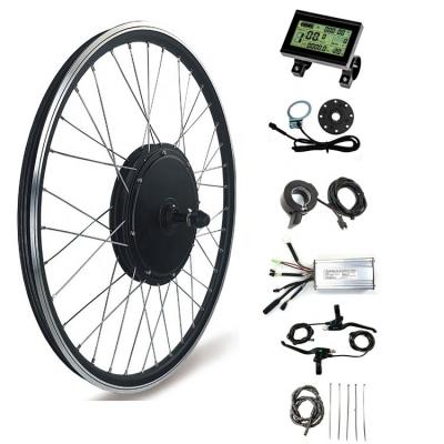 China Joyebikes DIY 48v 750w Electric Bicycle Hub Motor Ebike Conversion Kit 48v 750w CE Aluminum Alloy Black E-Bike E-Bike Conversion Kit for sale