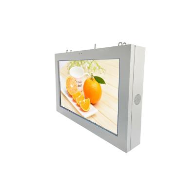 China Outdoor In Stock Player 55inch Touch Screen Outdoor Advertising LCD Signage Digital Display for sale