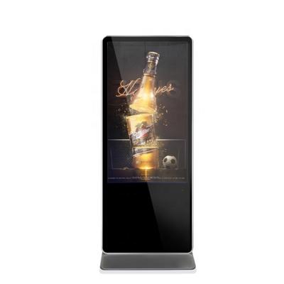 China New Product Indoor Advertising Floor Standing Player Lcd Signage Digital Display With Touch For Italy Market for sale