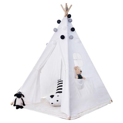 China 2021 Wholesale High Quality Portable Luxury Portable Indoor White Game Router Tenda Kids Indian Teepee Tent Soft Comfortable Pink for sale