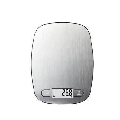 China Four Sensors Design Hot Sale Wholesale Price Slim Digital Weight Digit Food Kitchen Scale Stainless Steel for sale