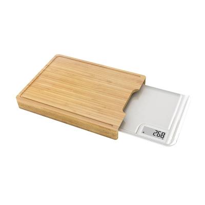 China Eco Concept Rectangle Eco Chopper Kitchen Hot Selling High Quality High Quality Bamboo Scale For House for sale