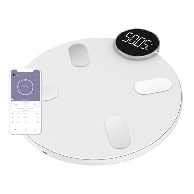 China ODM Body Index Analyzer 13 Fat App Body Composition Smart Body Fat Measurement Scale 180kg/400lb/28st for sale