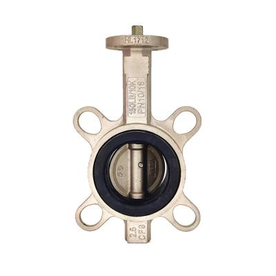 China New D71X-16P General Listed High Quality Stainless Steel Body Wafer Butterfly Valve for sale