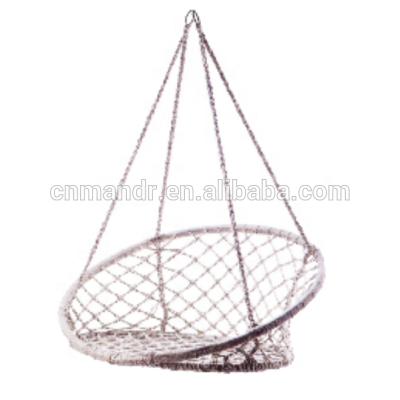 China Wholesale High Quality Colorful Lightweight Cotton Garden Goods Outdoor Hammock Swing Hanging Chair Without or With Cushion for sale