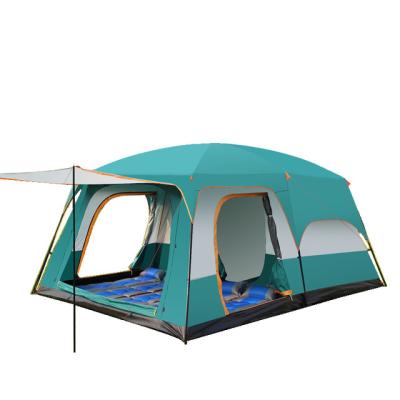 China 10 Person Portable And Foldable High Quality Double Layer Extra Large Cheap Camping Tents for sale