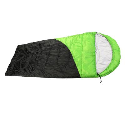 China Envelope Type Outdoor Sleeping Bag 3 Season Portable Camping Envelop With Hat for sale