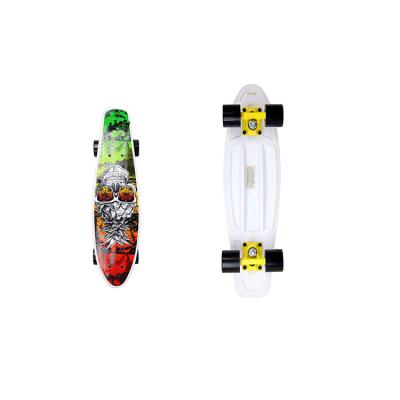 China Customized Small 24 Inch Printing Classic Cruiser Style Full Deck Classic Skateboard Plastic Color Mini Penny Skate Board Various for sale