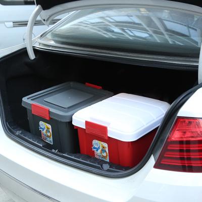 China Unbreakable viable can be installed and trunk sitable storage box plastic unbreakable car storage box finishing box for sale