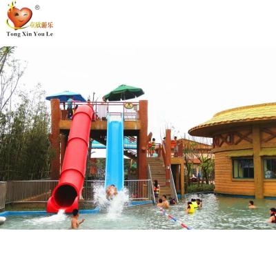 China Fiberglass Water Amusement Equipment Water Slide Combo Slide for sale