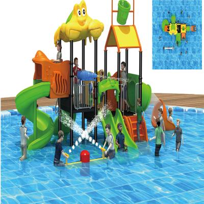 China Fiberglass Fiberglass Water Slides Water Park Playground Water House For Sale TX-93502 for sale