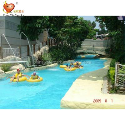 China fiberglass river barge for sale, crazy river for amusement park/outdoor playground for sale