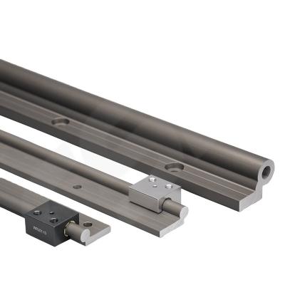 China Aluminum Linear Guide Hotels Linear Guide Rail WR01 Simple Single Installation Round Single Linear Guide Rails for sale