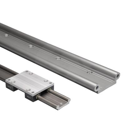 China Hotels Simple Installation , Maintenance Free WR02 Width Standard Fit Double Round Linear Guide Rails for sale