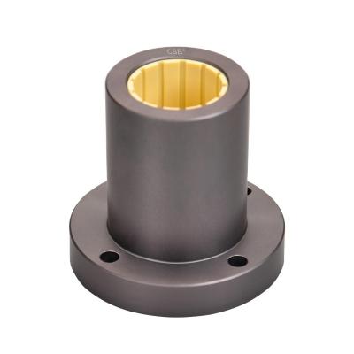 China Factory Round Flange Linear, High Strength, Axial Fixed By Bolts LIN-11RF Plastic Linear Bearings for sale