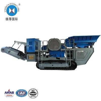 China Building Materials Track Type Mobile Crusher Plant With 120-180 TPH Capacity for sale