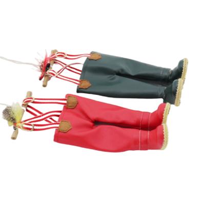 China Chimera Holiday Decorate 2022 Christmas Gift Hanger Christmas Dolls Pants Plastic Soft Christmas Tree Ornament Decorations for sale