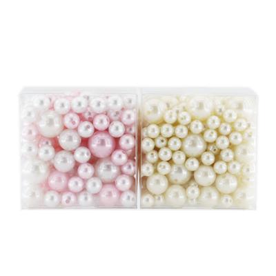 China China Customized Plastic Bead Beads Set 80Mm Round Multicolor Tiny Loose Spacer Beads For Diy Craft for sale