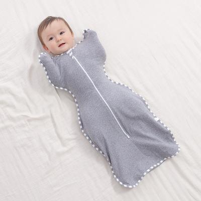 China Popular Solid Color Pophorn Baby Raised Purse Border Solid Color Maternal And Child Supplies Baby Wrapping Baby Sleeping Bags for sale