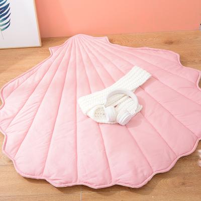 China Eco-Friendly Pophorn Shell Shape Children's Room Decoration Baby Water Play Kids Sport Carpet Play Floor Mat for sale