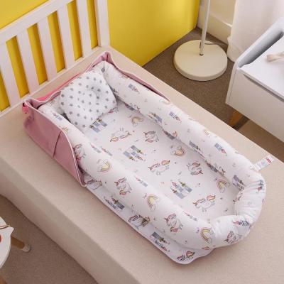 China High Quality Cotton Modern Soft Embroidery Comfort Room Safety Baby Bed Safety Baby Bed Rail Baby Crib Bumper Bed for sale