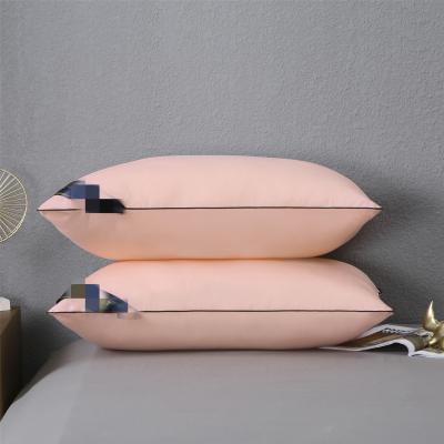 China Customuzed Cotton Viable Environmental Friendly Material Pillow Protectors Pophorn Hotel Sleep Bedroom Soft Comfortable Bed Pillows for sale