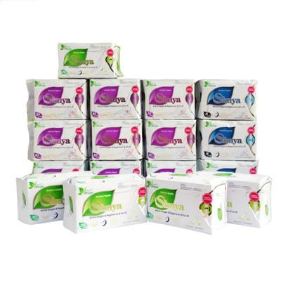 China Vaginal Care Anion Sanitary Napkins Breathable Pad Customized Female Anion for sale