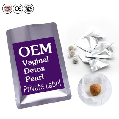 China 2020 Yoni Healthcare 2020 OEM Private Label Female Wellbeing Chinese Herbal Hygiene Yoni Detox Pearl Womb Hot Sale for sale