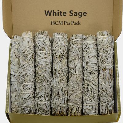 China Hot Selling California Pack Sage Stick Dry White Stain 18cm for sale