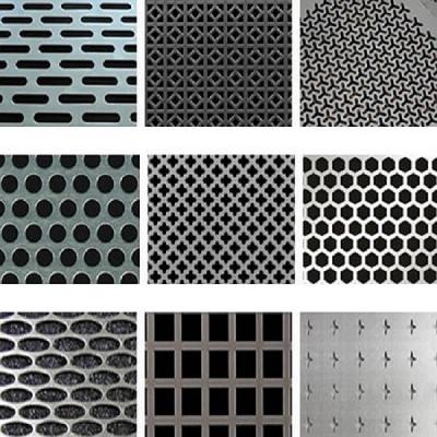 China Square / Round / Hexagonal Hole Punch Perforated Metal Aluminum Sheet Plate for sale