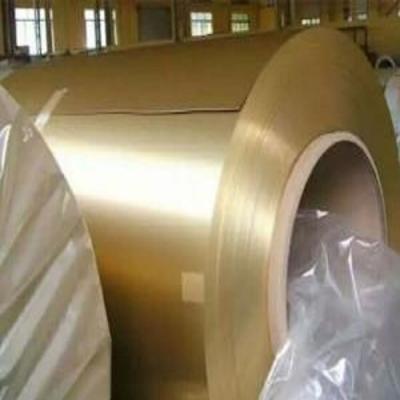 China 1050 1090 Golden Brushed Anodized Aluminum Plate Coil for Architectural Applications for sale