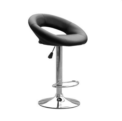 China Modern furniture cheap used bar stool adjustable leather seat modern 360 degree swivel bar chairH-312-1 for sale