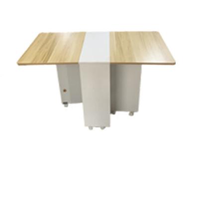 China Small Modern Apartment Double Sided Dining Table Connect Portable Dining Table for sale