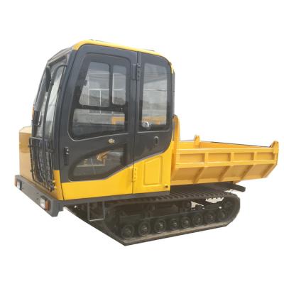 China Mini truck trailer 3ton crawler track chassis hydraulic dumper truck for sale for sale