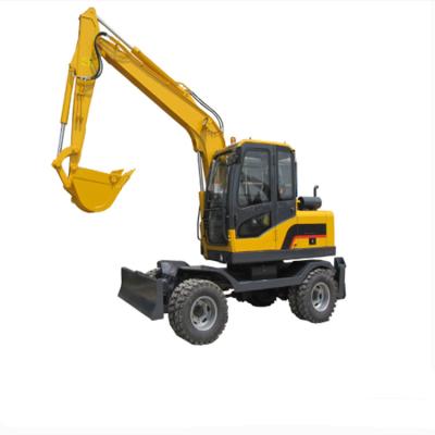 China Multifunctional 0.28m3 Bucket Wheel Mini Excavator 0.28m3 for sale