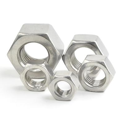 China SS304/316/410 DIN934 Stainless Steel / Carbon Steel M3 - M100 Hexagon Nut Fasteners Supplier for sale