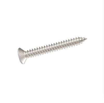 China Chipboard Screw Yellow / White Zinc Countersunk Head DIN7505 Harden MDF Furniture for sale