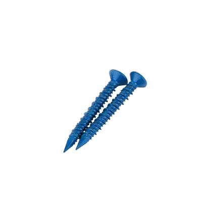 China Tapcon Concrete Screws Tapcon Hex Head Blue Concrete Screw Slotted Concrete Screws M6 M8 for sale