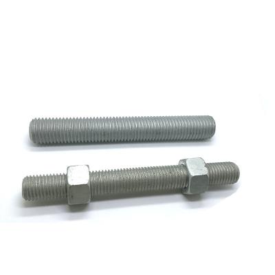 China Rang 8,8 Ingepast Rod Stud Bolt And Nut met de Gegalvaniseerde Volledige Bouten van de Draadnagel Te koop