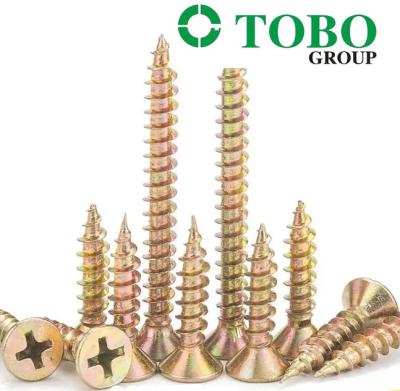 China Wood Screw Torx Concrete Yellow Zinc Torx Screws DIN571 for sale