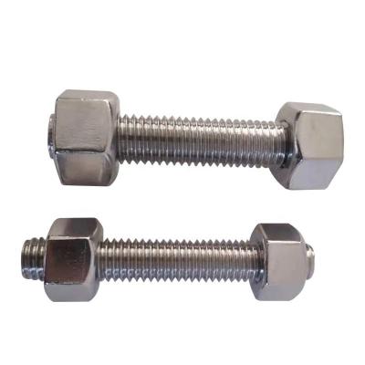 China Grade 4.8 Galvanized Hexagonal Bolts With Nuts Carbon Steel High-Strength Bolt for sale