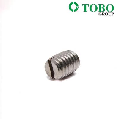 China Slotted Flat Point Grub Screws DIN551 Stainless Steel Slotted Set Screw with Flat Point zu verkaufen