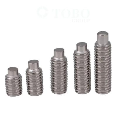 China SS304 Hex Socket Set Screw M3 - M10 Hexagon Socket Lock Grub Screw With Dog Point DIN915 en venta